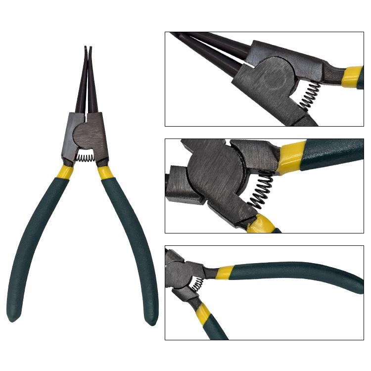Snap Ring Pliers 4pc Internal Circlip Pliers Snap Ring Removal Tool 7 Inch Snap Ring Pliers Internal/External Circlip Pliers