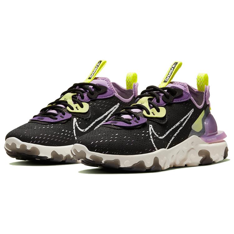 Nike Womens React Vision 'Black Purple' (women's sizes) Running Shoes CI7523 002