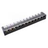 100A Terminal Strip Dual Row Large Current Wire Barrier Block Terminal Strip with Transparent Cover