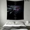 The Witcher Wall Hanging Printed Fabric Blanket Decorative Tapestries for Bedroom Living Room Home Decor