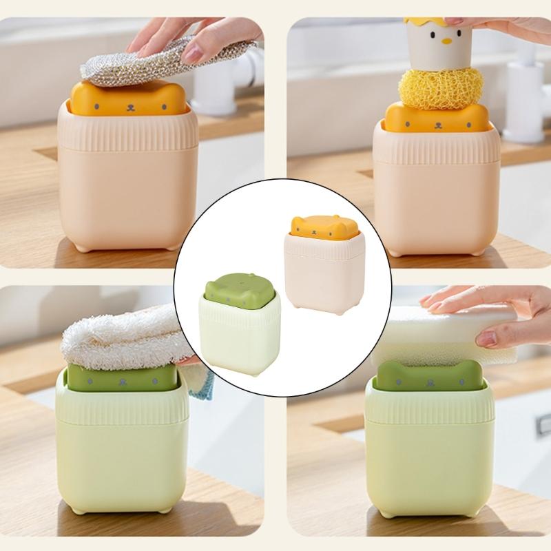 Charm Katzenform Seifenspender mit Druckfunktion Spülmittelbehälter für einfache Reinigung, Wartung und einfache Anwendung