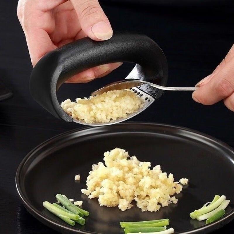 Stainless Steel Manual Garlic Press & Mincer