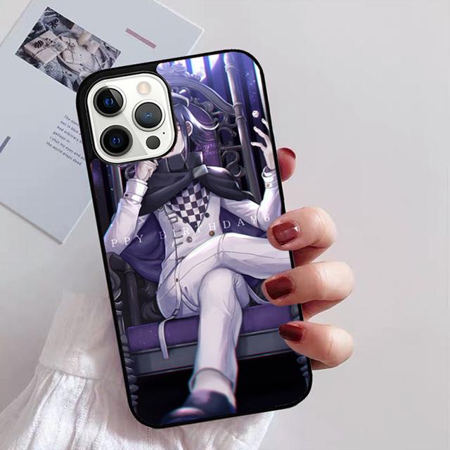 Kokichi Ouma Phone Case for iPhone 11 12 13 14 Pro Max Mini XR XS SE 2020 6 7 8 Plus Samsung S21 S22 Coque Fundas