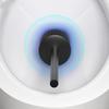 Universal Long-Handle Toilet Brush with Replaceable Head - No Dead Angles for Bathroom Cleaning.