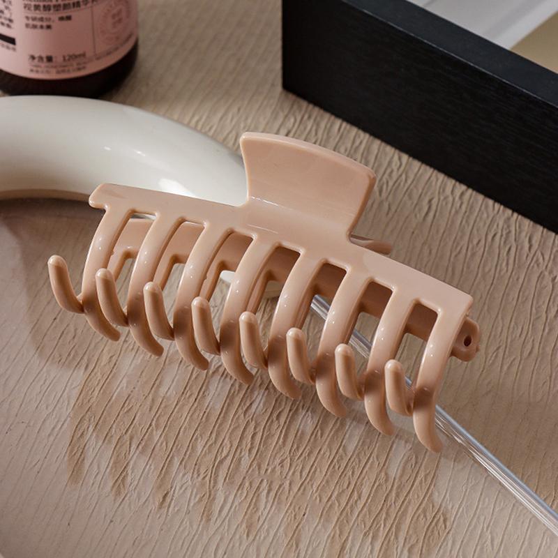 Soft Silicone Hairpin Shark Clip Hairpin Soft Anti-Collision Back Head Clip Anti-Fall Durable Butterfly Keel Clip