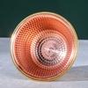 7pcs Ancient Red Copper Tantric Bowl Engraving Goblet Tibetan Bowl 8.8cm Holy Water Cup Buddhist Home's Gift Desktop Decorative
