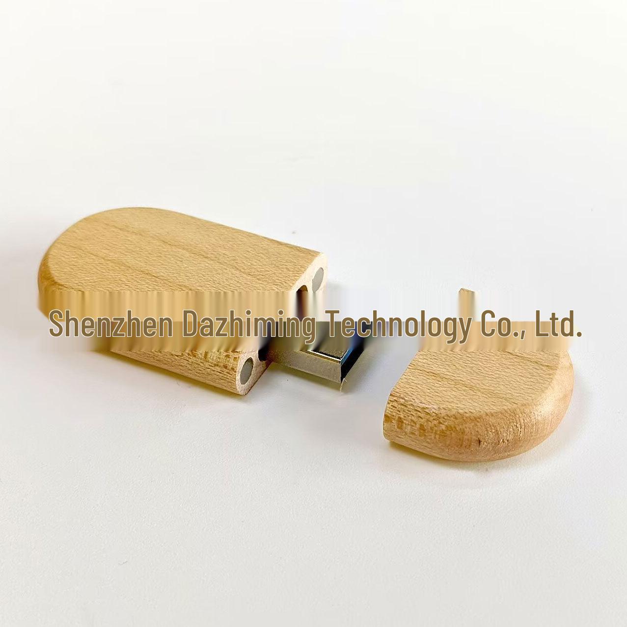 Набор USB-накопителей из бамбука: Индивидуальная лазерная гравировка с логотипом или гербом школы - Идеально для свадеб и подарков на фотосессию 128MB beige