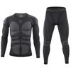 Men's Slim-Fit Warm Cycling & Running Fitness Set for Autumn/Winter