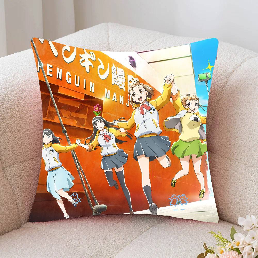 A Place Further Than The Universe Anime Pillow Case Home Decor Throw For Sofa Bed Car Room Decor Gift Idea