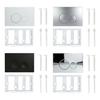 Water Tank Panel Toilet Flush Plate Concealed Tank Panel Flush Press Board Actuator Plate for 01-50 UP300 UP320