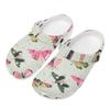 Unisex Colorful Printed EVA Garden Shoes Ventilated Soft Slip On Garden Yard Home Bathroom Casual Walking Daily Shoes Beach Wear