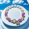2025 Jadeite Green Jade Rabbit Bracelet: High-End Chinese Style, Year of the Snake, Elegant Women's Niche Beaded Design