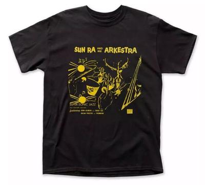 Tričko Sun Ra Hudba Vtipné Narozeniny Černé Bavlněné Tričko Vintage Dárek Pro Muže Ženy...