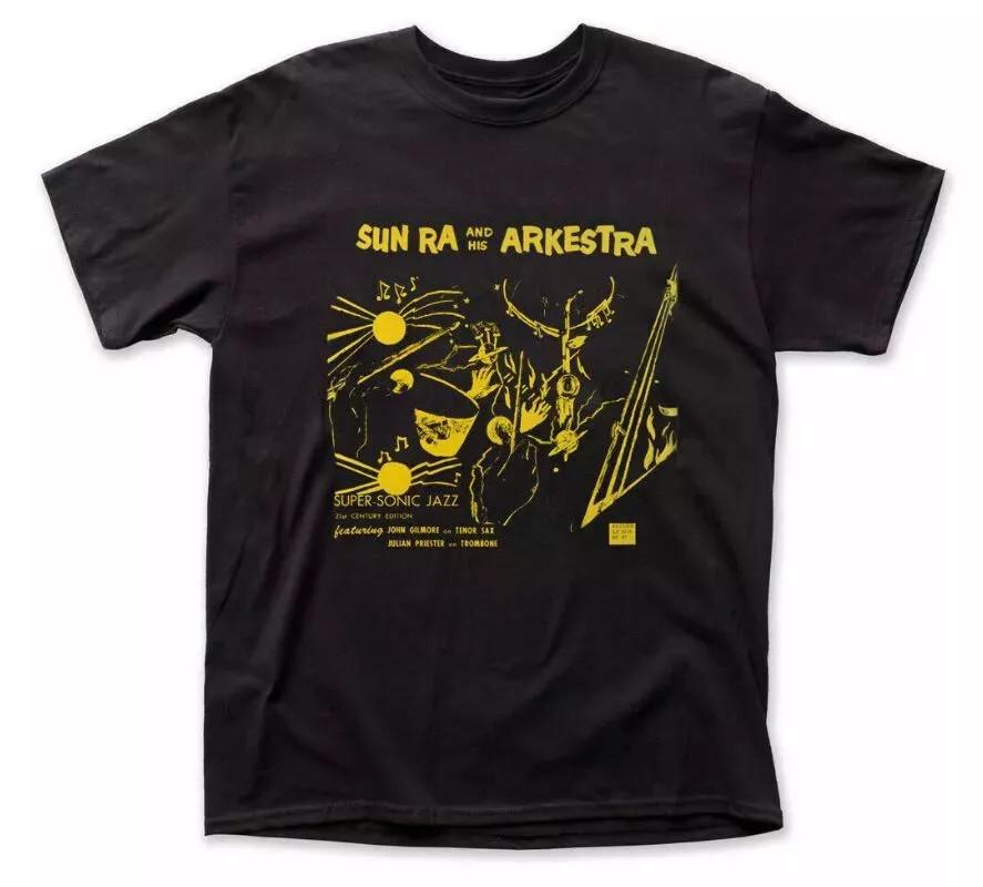 

Sun Ra Shirt Music Funny Birthday Black Cotton Tee Vintage Gift For Men Women... Unisex T-Shirt XL