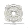 Ceiling Light Base Elegant Floral Raised Medallion Polyurethane Centerpiece for