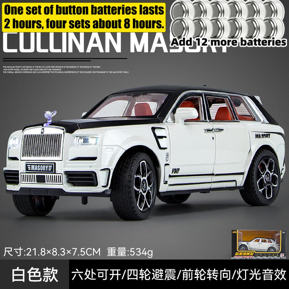 1:24 Rolls Royce Cullinan Mansory Off Road SUV Alloy Metal Diecast Model Car Home Trendy Desktop Display Ornament Birthday Gifts