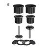 6/8/12Pcs Umbrella Stand Parts Replacement Weather-Resistant Parasol Stand Accessories Heavy Duty Umbrella Base Bracket with M8 Screws