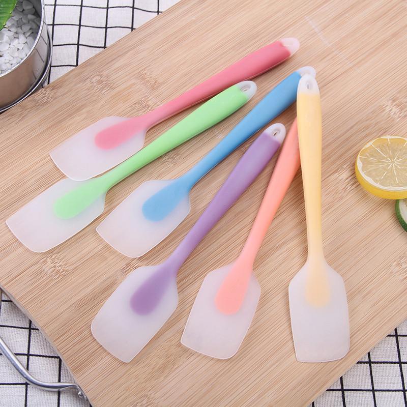 Spatule din silicon antiaderente pentru copt Racletă pentru amestecarea făinii pentru prăjituri Spatulă translucidă Răzuitoare pentru produse de patiserie pentru bucătărie Instrument pentru perie Accesorii pentru copt