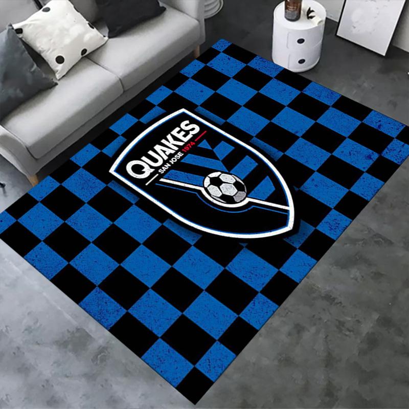 San Jose Earthquakes Carpet Rug for Living Room Bedroom Home Sofa Decoration,Kids Play Non-slip Floor Mat