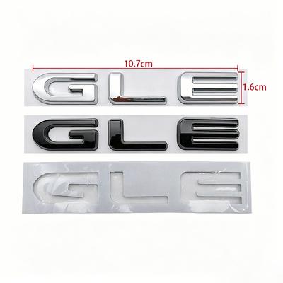 GLE Autoaufkleber ist geeignet für GLE-Serie Modifikation Englischer Buchstabe Karosserieetikett, Kotflügel Seitenetikett, Hecketikett