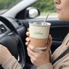 Leak-proof Portable Water Cup Heat-resistant Travel Coffee Mug Stainless Steel Coffee Cup  Garden