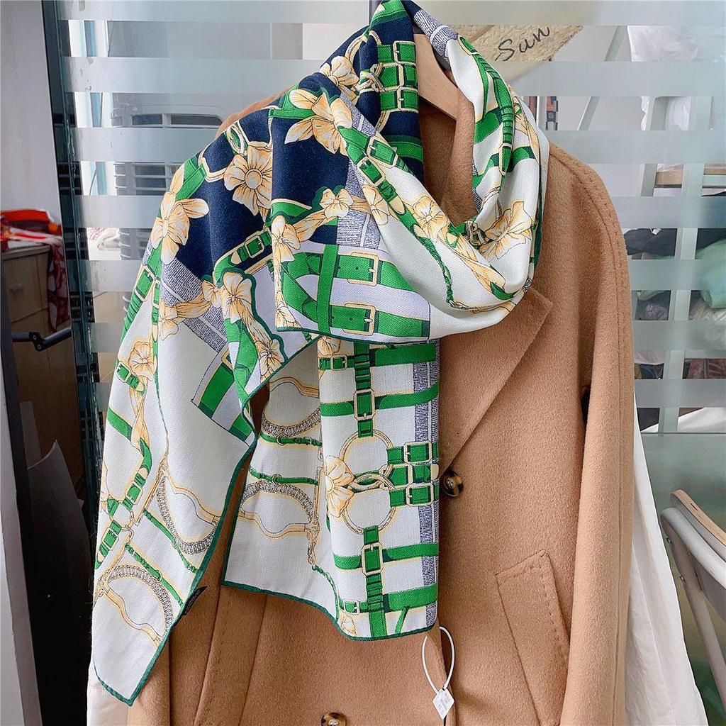 Herringbone Velvet Scarf: Winter, Versatile, Thickened, Hand-Rolled Edges, Small & Long