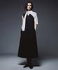 Umamung Back Pleats Linen Dress_Black