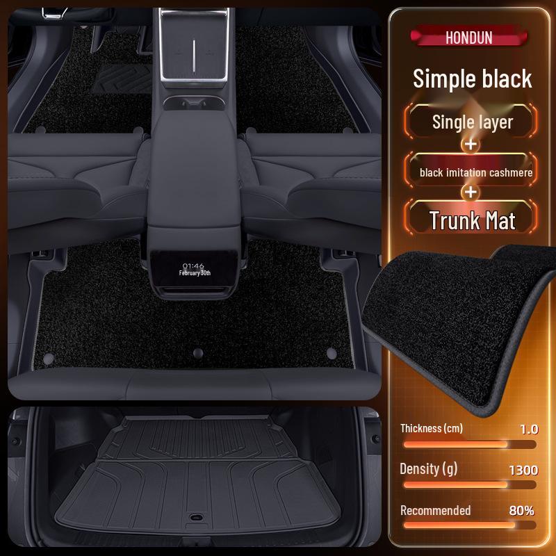 XPeng P7 2025 TPE Floor Mats: Complete Car Interior Carpet Set