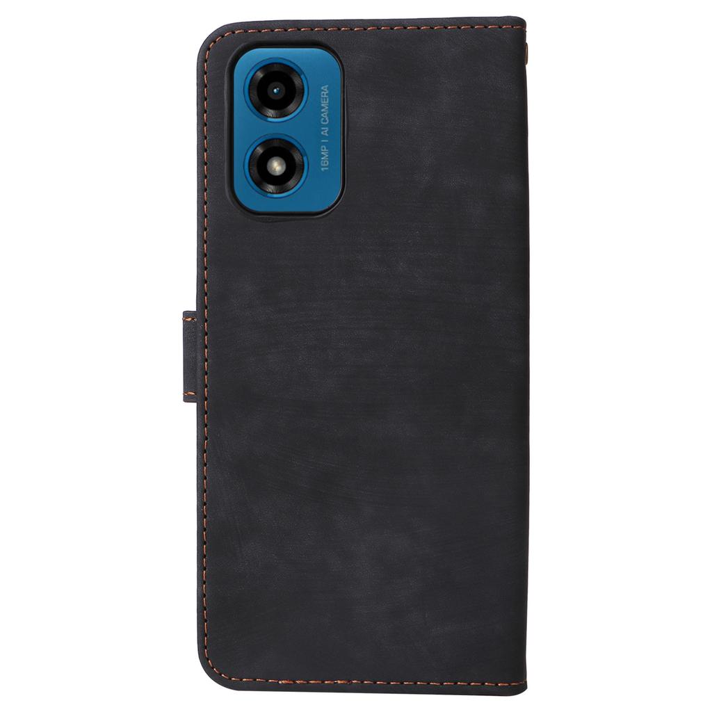 For Motorola Moto G04 4G/G04s 4G/G24 4G/G24 Power/E14 4G Case RFID Blocking Flip Folio Leather Phone Cover