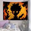 Mob Psycho Anime Tapestry Hippie Flower Wall Carpets Dorm Decor Wall Hanging Home Decor