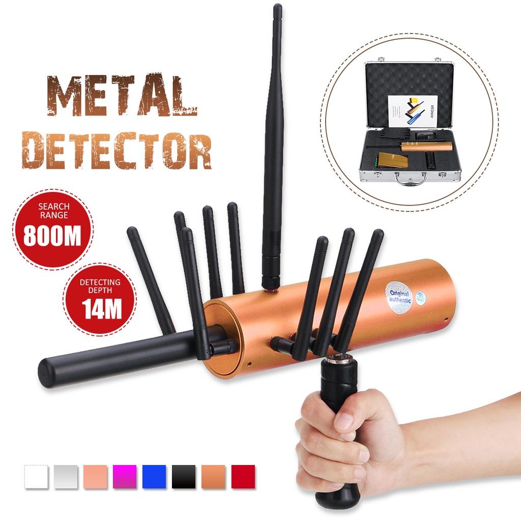 12V 800M Professional Underground Metal Detector 10x Antenna High Sensitivity Silver Gold Detector Digger Large-scale Scanner 1000~1600mAh