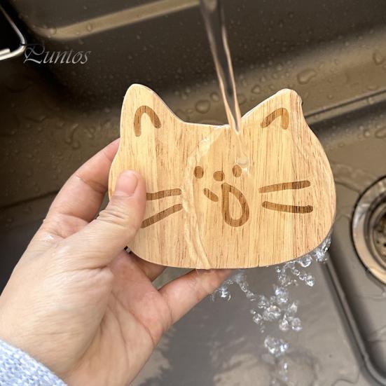 Unique Home Decor Coaster Wooden Coasters Cute Cartoon Animal Heat Insulation Table Mats for Water Cup Mat Coffee Tea Cups Multi-Functional Decoration