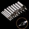 5pcs Oblong Slot Leather Punch Set Carbon Steel Flat Hollow Hole Puncher DIY Leather Craft Tool For Belts Watch Straps Bags