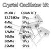 LIZAO HC-49S Crystal Oscillator Quartz Resonator 4MHz 6MHz 8MHz 12MHz 20MHz 11.0592MHz Electronic Component Kit