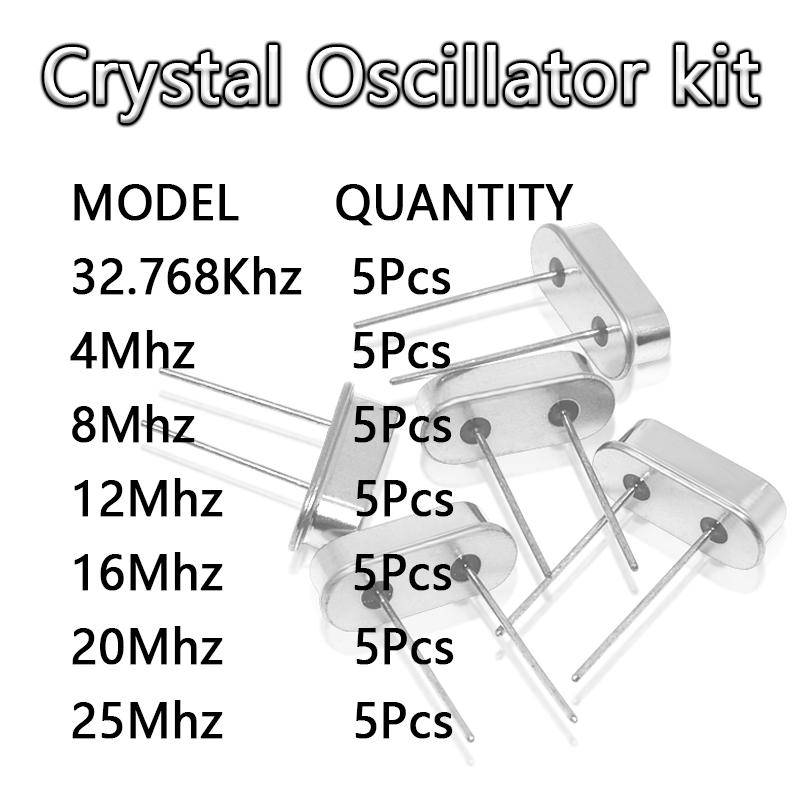 LIZAO HC-49S Crystal Oscillator Quartz Resonator 4MHz 6MHz 8MHz 12MHz 20MHz 11.0592MHz Electronic Component Kit