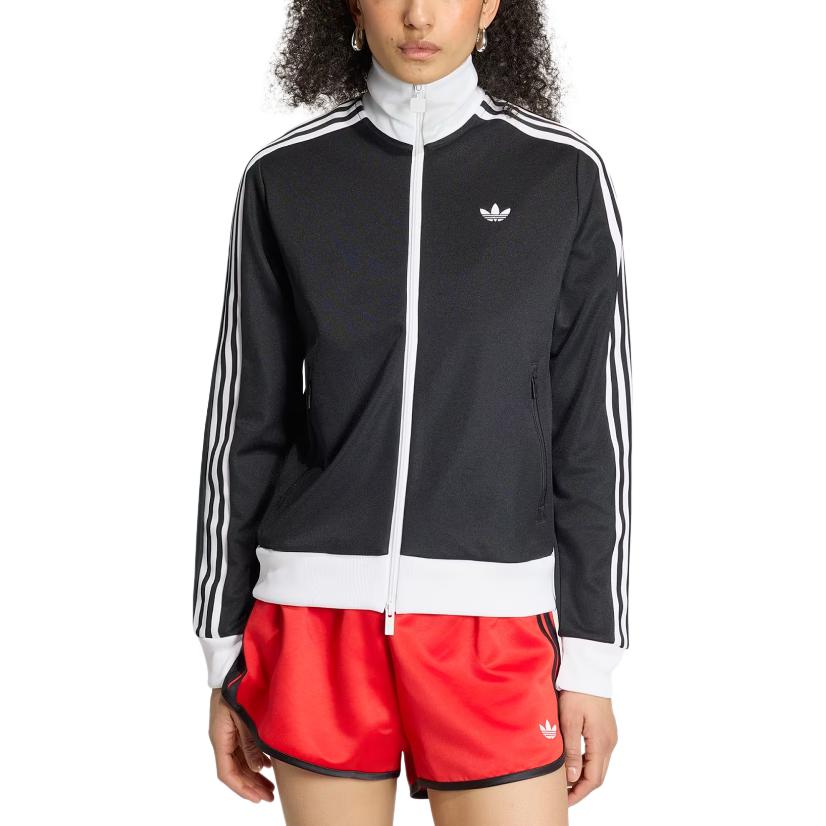 Adidas Originals Track Top Classic Three Stripe Logo Zip Long Sleeve Jacket Women jackets KV9560