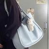 Pink Large-capacity Tote Bag 2022 Spring and Summer New Commuter Mother Bag Simple Solid Color Portable Shoulder Bag Women