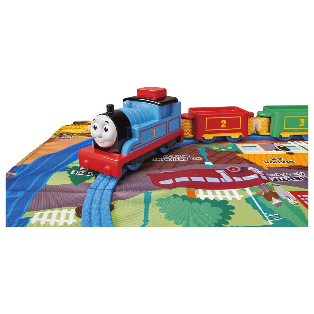 Takara Tomy Thomas Push and Easy First Plarail Thomas the Tank Engine Train Toy for Years Meets Toy Safety ST Mark "Plarail Go! Set" 1.5 Old,