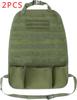 Universal Car Seat Back Organizer Tactical Molle Car Seat Organizer Storage Bag Self-driving Hunting Seat Cover Bag Accessories