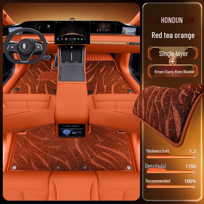 2026 Hongqi S9 TPE Floor Mats: Full Set Interior Carpet for Five Seats