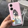 Cute Silicone Case For Huawei Nova 10 SE 2022 Fashion Girl Flower Phone Case For Huawei Nova 10 Pro Nova10 10Pro Soft Back Cover