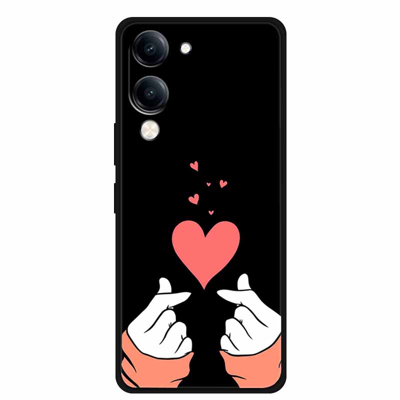 For Vivo Y29s Case Phone Cover Black Silicone Soft Case for Vivo Y19s GT Cover 6.74" Shell Dustproof Coque VIVO Y19sGT Y29 S 5G