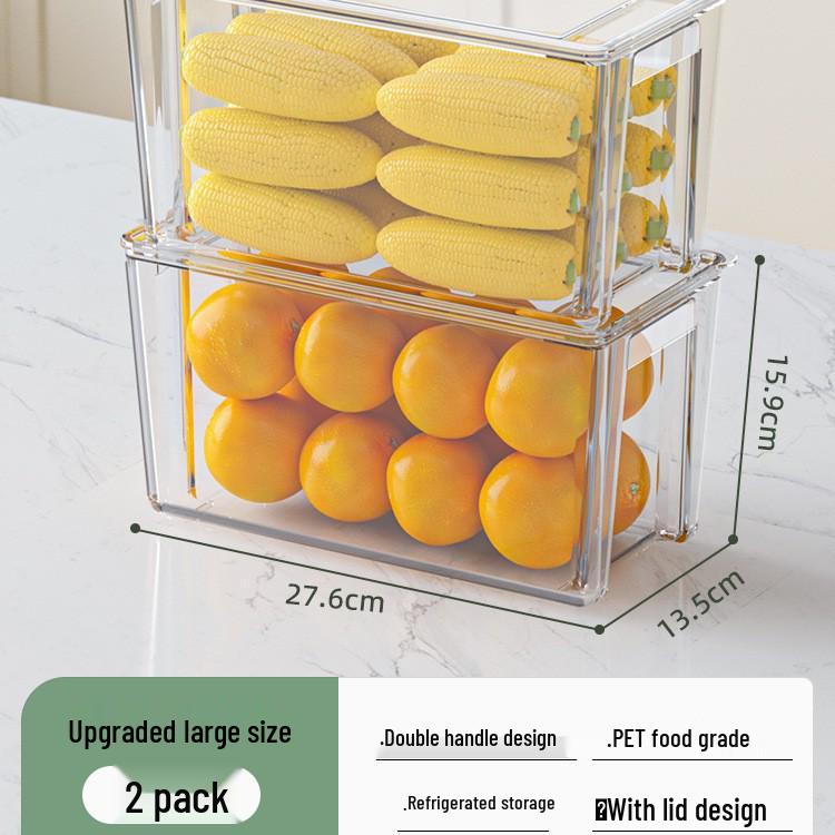Refrigerator Egg & Food Fresh-Keeping Storage Organizer Box