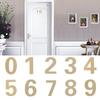 1Pcs Modern Hotel Home Sticker Address Self-adhesive Door Plate Number House Drawer Sign Gate Digits Door Numeral Plaque