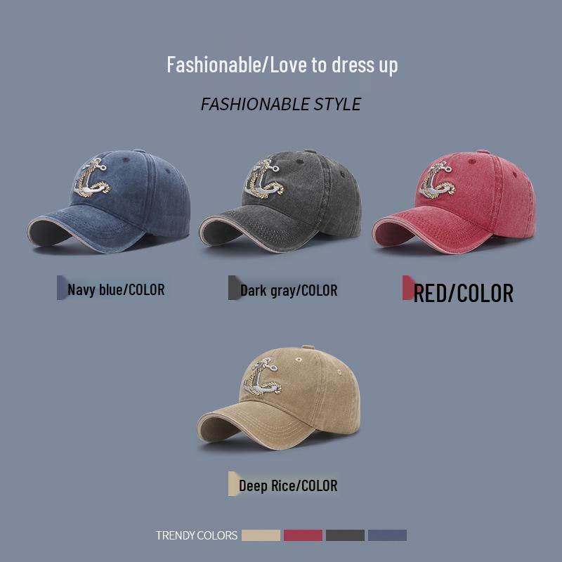 Trendy Unisex Faded Curved Brim Baseball Cap - Soft Casual Sun Hat