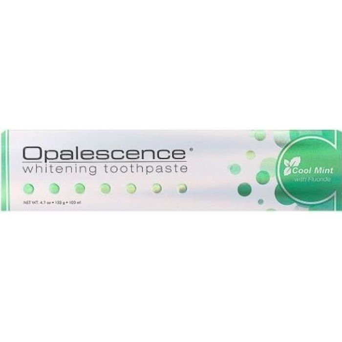 Dentifrice blanchissant - Crinex - Opalescence Gel - 100ml - Protection émail - Goût menthe