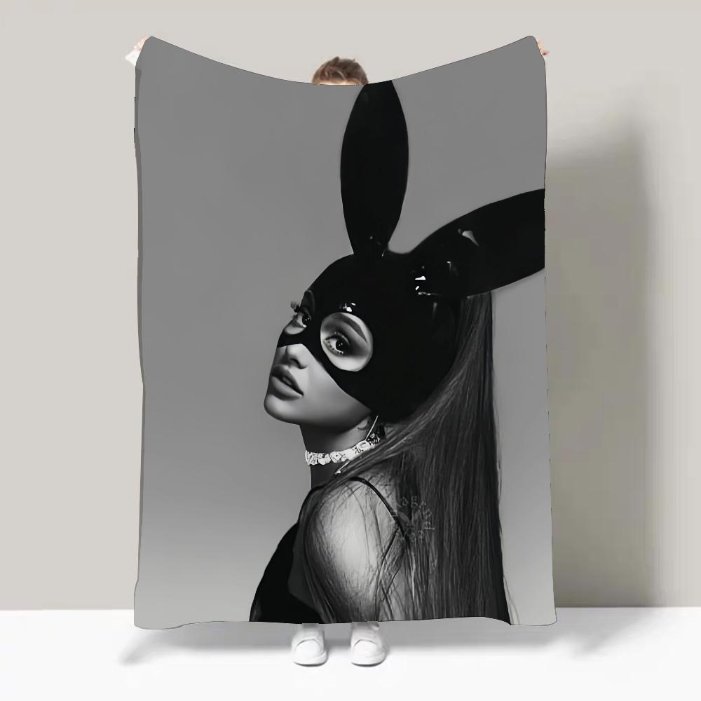 Singer A-Ariana G-Grande Hot Album Blanket Design Lightweight  For Dorms, Naps, Living Room, Office,Sofa,All-Season