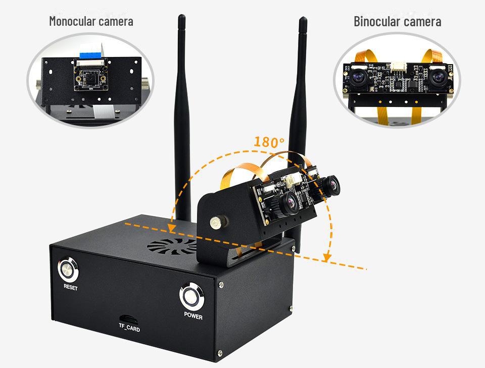 Jetson Nano 4GB Metallgehäuse mit Kamerahalterung