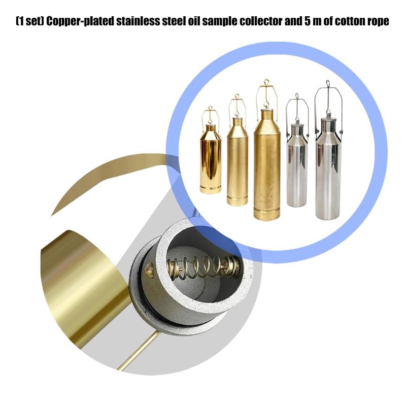 Oil Sampling Device Features Leak Resistant Design Copper Stainless Steel for Industrial Applications Various Sectors