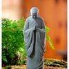Praying Monk Statue Buddhas Statue Figurines Aquarium Decorations for Garden Outdoor Indoor Ornament Fish Tanks Decors